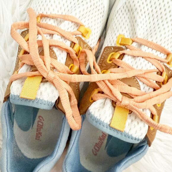 OLUKAI | Wailuku Women’s Athletic Shoes Sneakers Bright White / Sea Ice | US 10 - Picture 9 of 12